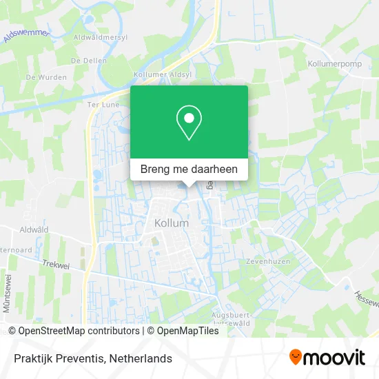 Praktijk Preventis kaart