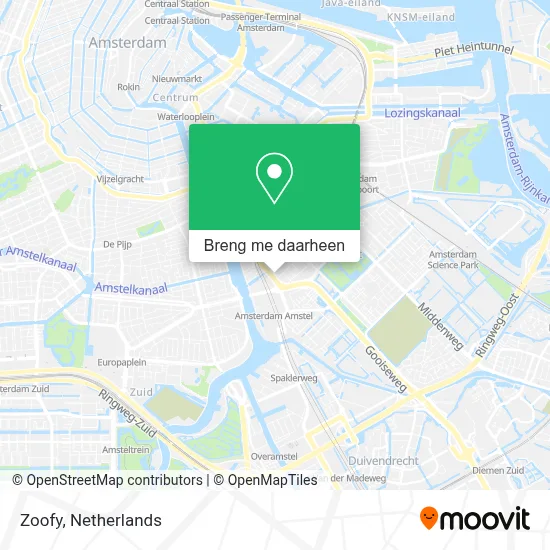 Zoofy kaart