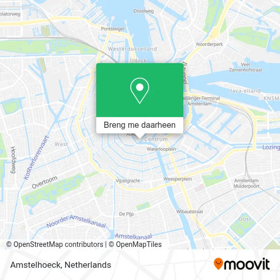 Amstelhoeck kaart