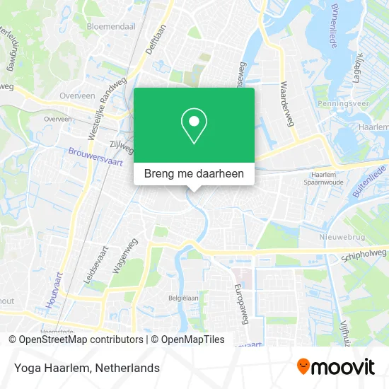 Yoga Haarlem kaart
