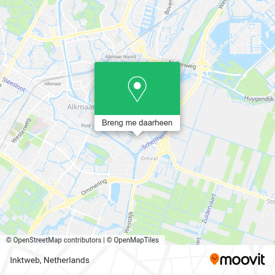 Inktweb kaart