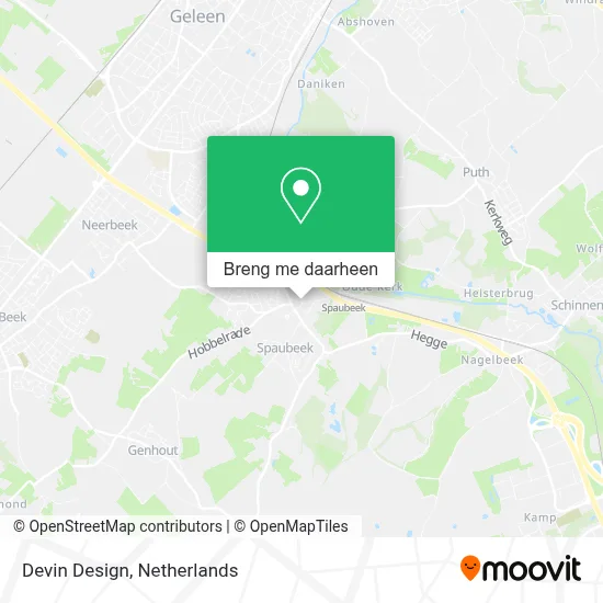 Devin Design kaart