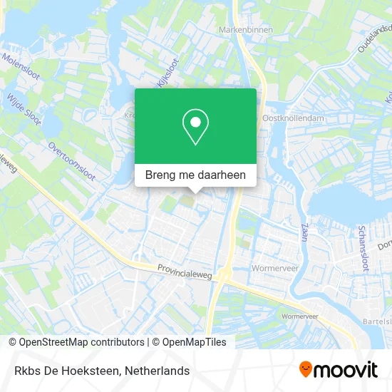 Rkbs De Hoeksteen kaart
