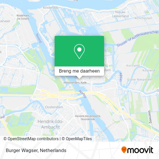 Burger Wagser kaart