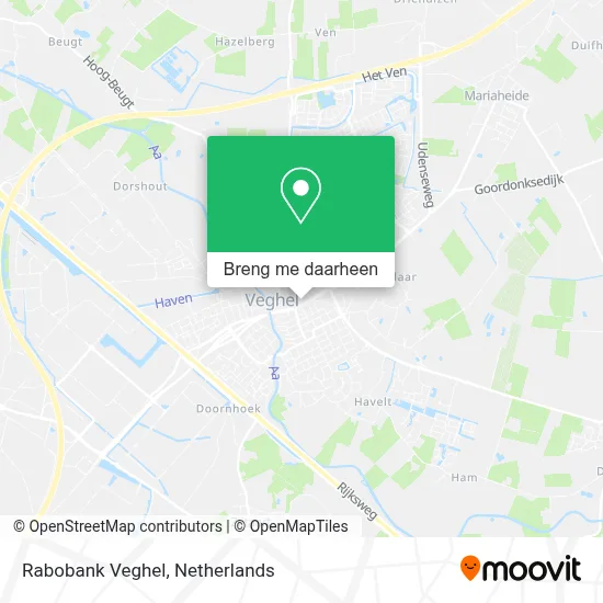 Rabobank Veghel kaart