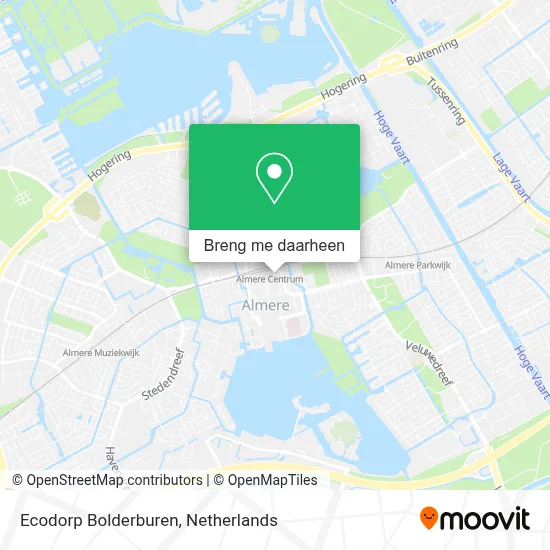 Ecodorp Bolderburen kaart