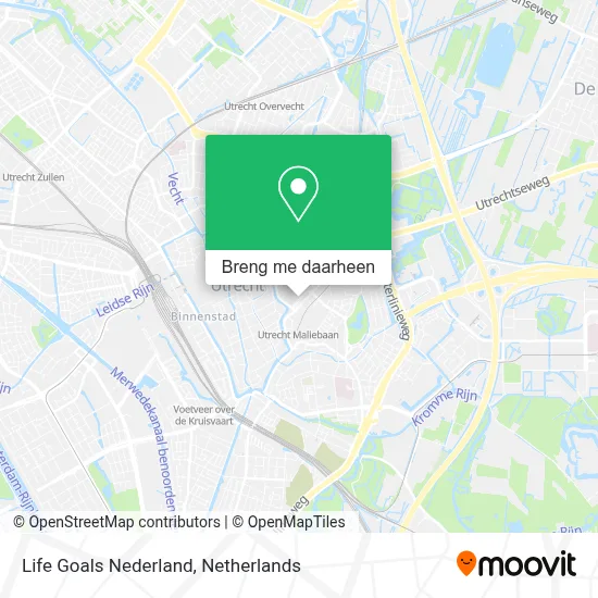 Life Goals Nederland kaart