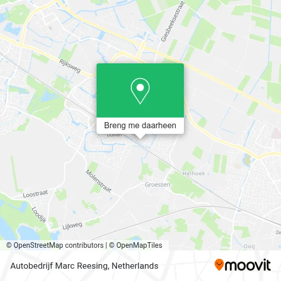 Autobedrijf Marc Reesing kaart