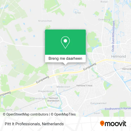 Pitt It Professionals kaart