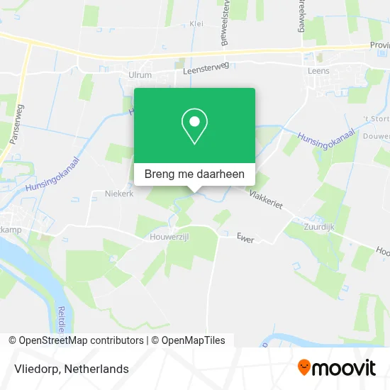 Vliedorp kaart