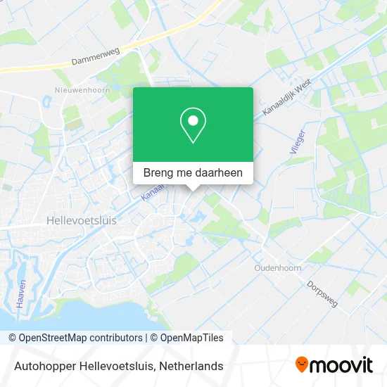 Autohopper Hellevoetsluis kaart