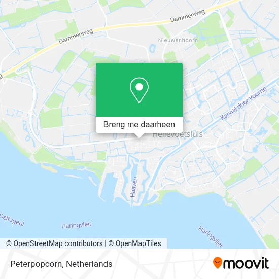 Peterpopcorn kaart