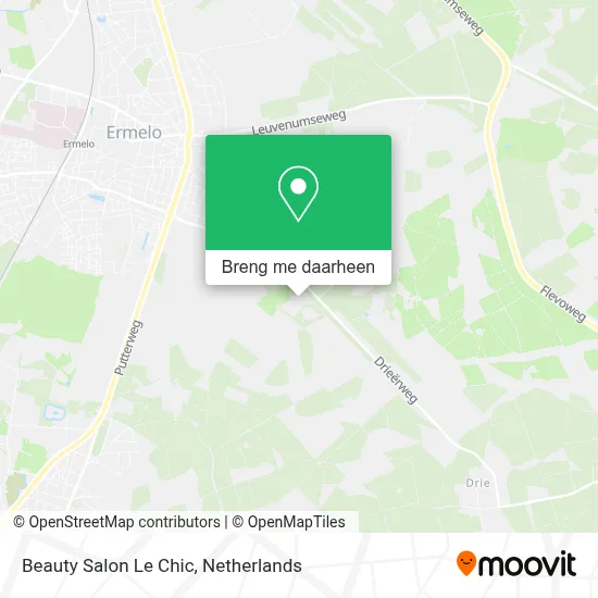 Beauty Salon Le Chic kaart