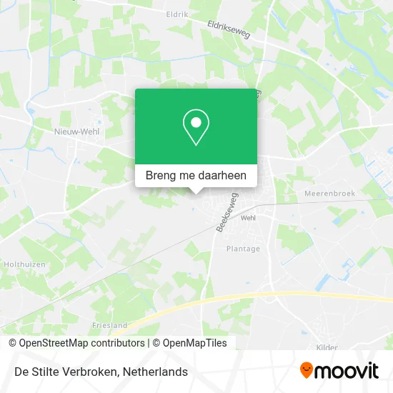 De Stilte Verbroken kaart