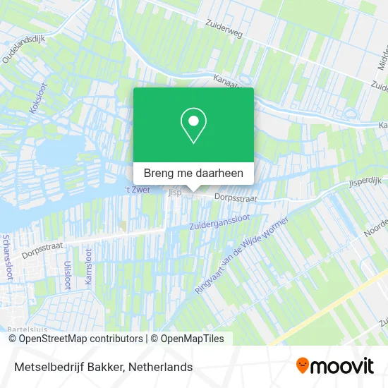 Metselbedrijf Bakker kaart