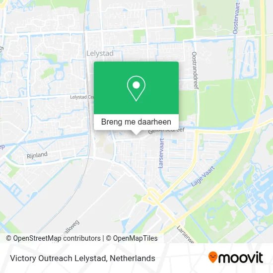 Victory Outreach Lelystad kaart