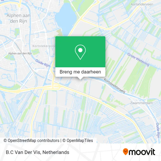 B.C Van Der Vis kaart