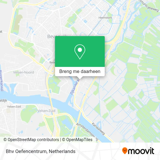 Bhv Oefencentrum kaart