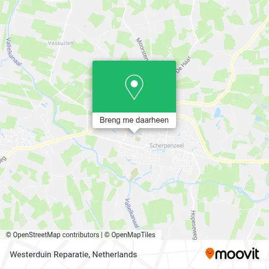 Westerduin Reparatie kaart