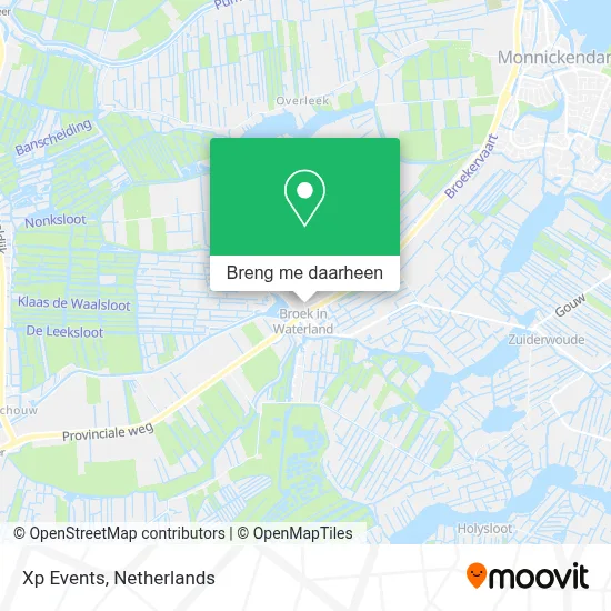 Xp Events kaart