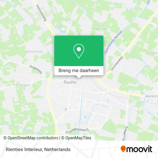 Rienties Interieur kaart