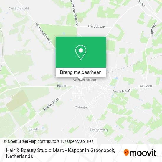 Hair & Beauty Studio Marc - Kapper In Groesbeek kaart