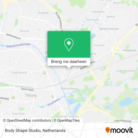 Body Shape Studio kaart