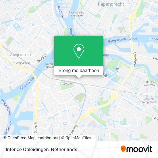 Intence Opleidingen kaart