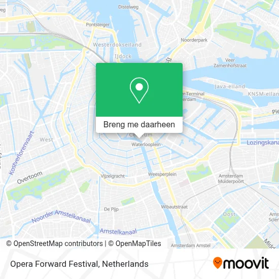 Opera Forward Festival kaart