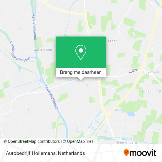Autobedrijf Hollemans kaart