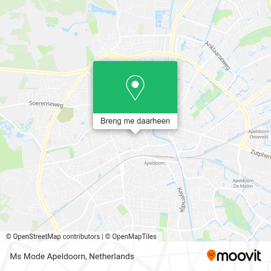 Ms Mode Apeldoorn kaart