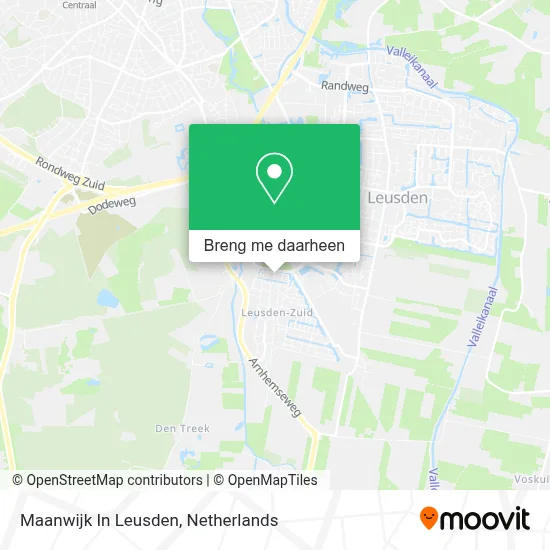 Maanwijk In Leusden kaart