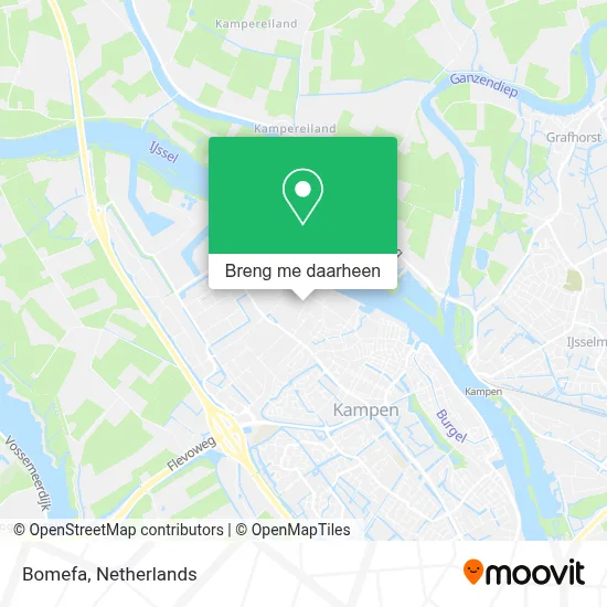 Bomefa kaart
