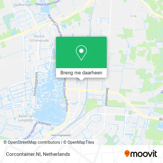 Corcontainer.Nl kaart