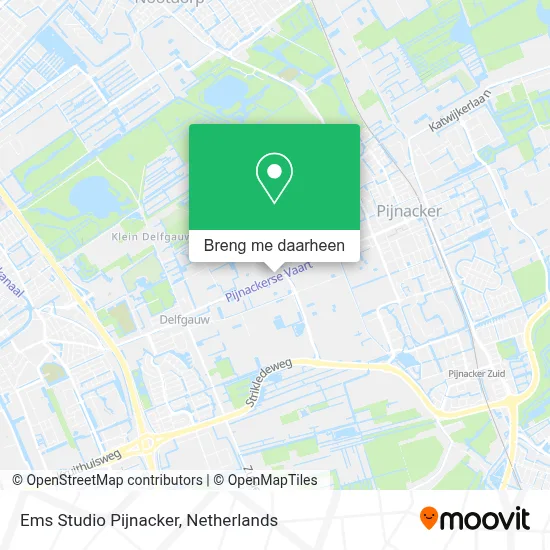 Ems Studio Pijnacker kaart