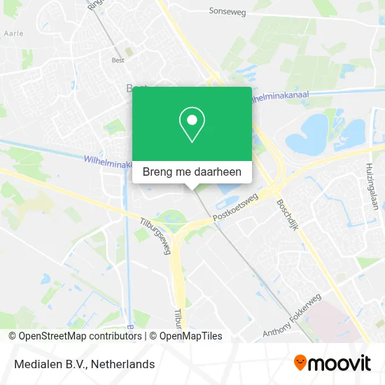 Medialen B.V. kaart