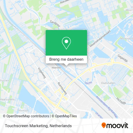 Touchscreen Marketing kaart