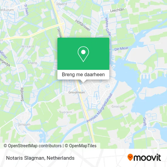 Notaris Slagman kaart