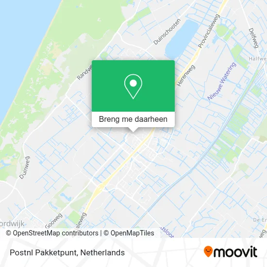 Postnl Pakketpunt kaart
