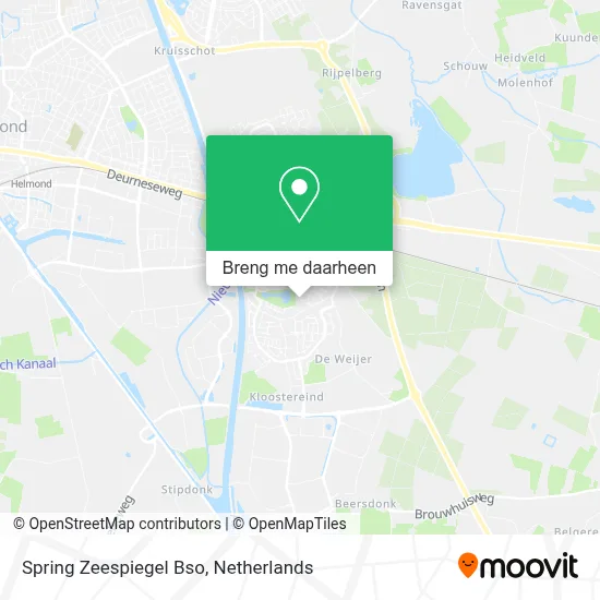 Spring Zeespiegel Bso kaart