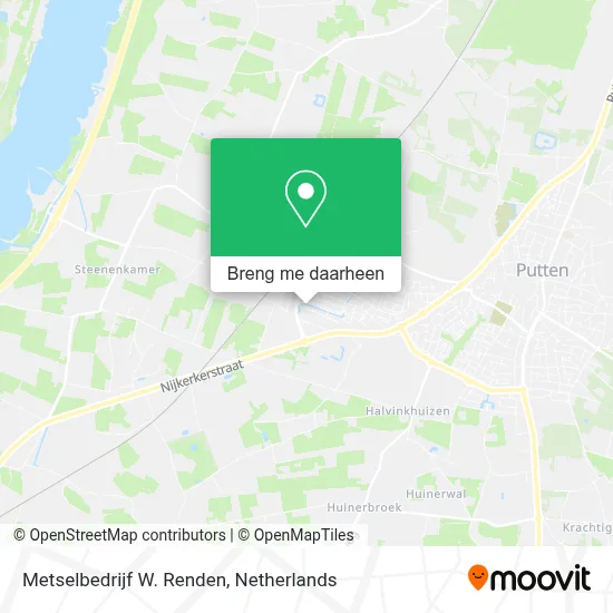 Metselbedrijf W. Renden kaart