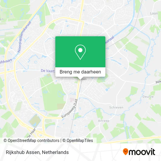 Rijkshub Assen kaart