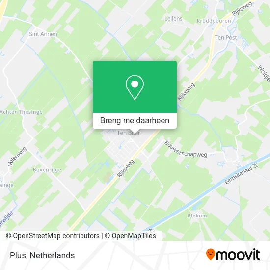 Plus kaart