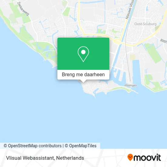 Vlisual Webassistant kaart