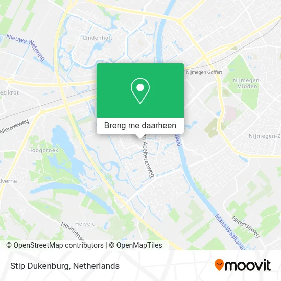 Stip Dukenburg kaart