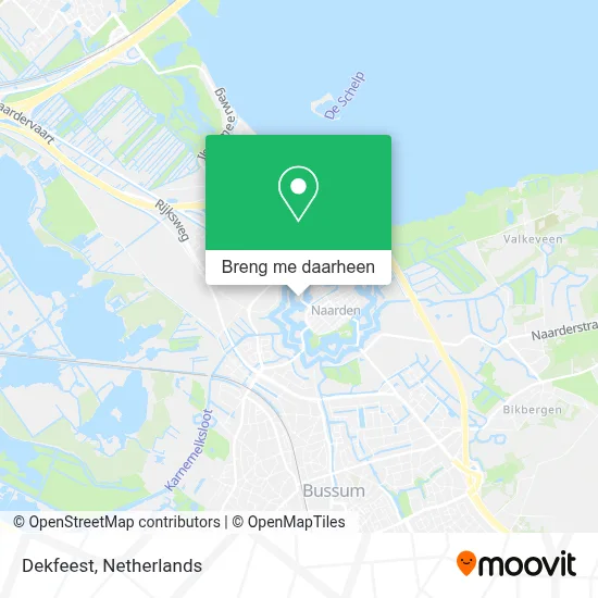 Dekfeest kaart