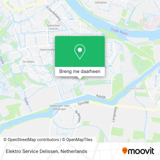 Elektro Service Delissen kaart