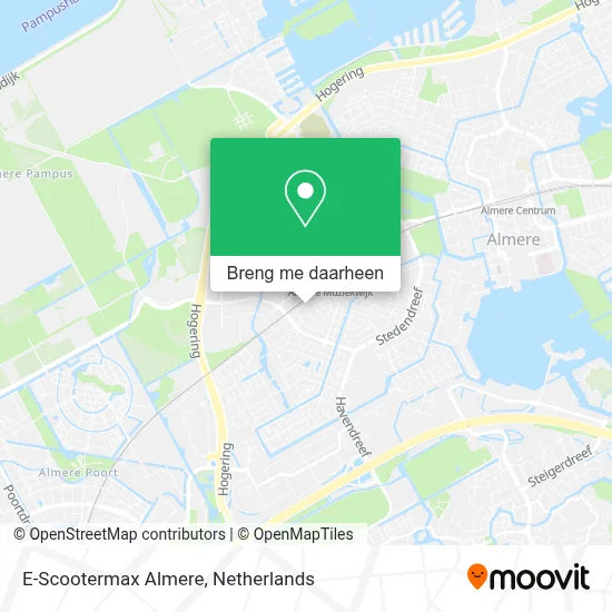 E-Scootermax Almere kaart