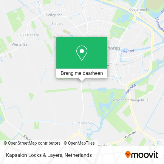Kapsalon Locks & Layers kaart