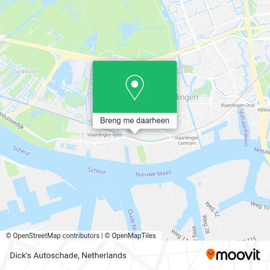 Dick's Autoschade kaart